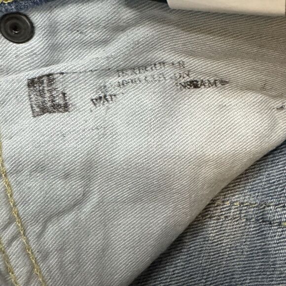 Harley Davidson Jeans 27 P (Irregular - See Pics) Mid Rise Straight HD Denim - Picture 14 of 14